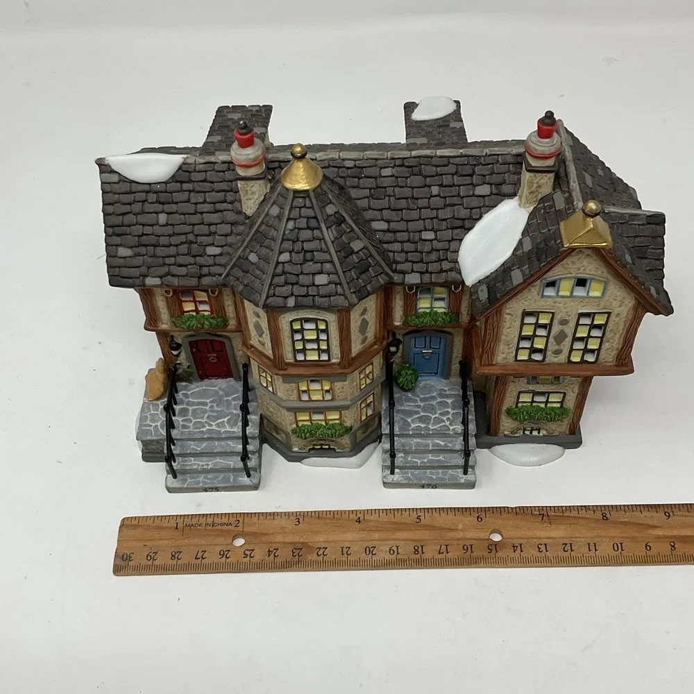 Dept 56 Dickens Village Howard Street Row Houses 56.58728 Christmas
